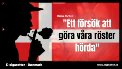 Danska vejpföreningen bildar politiskt parti för att påverka politiker som förbjuder smaker i e-juice.