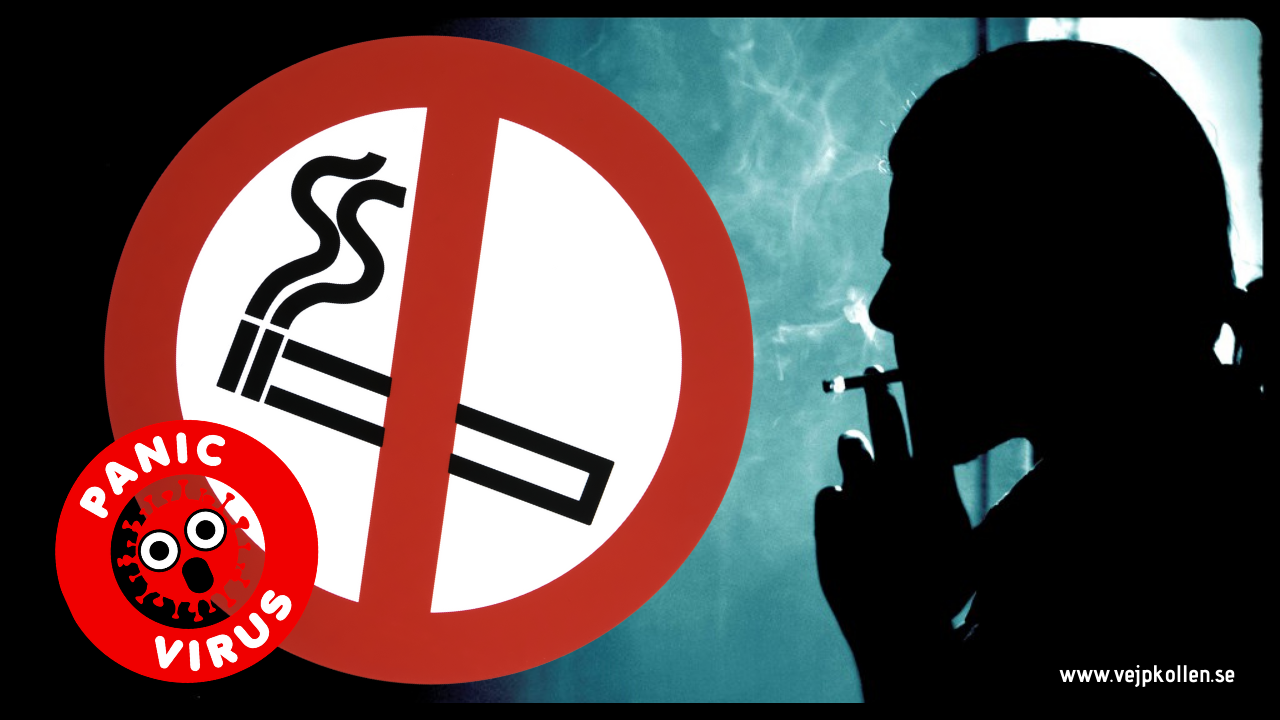 Rökning ökar riskerna vid corona virus. E-cigaretter hjälper många att sluta röka