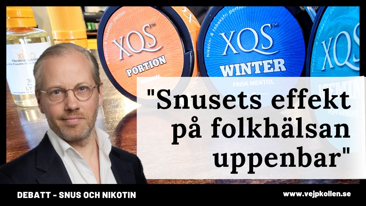 Markus Lindblad believes that snus and nicotine pouches save lives.