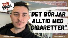 Mateo Lozano, 21, öppnade en vejpshop i Karlskrona. Mitt i debatten om smakförbud och unga som använder e-cigaretter.