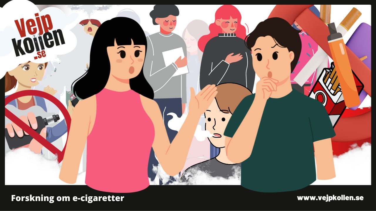 Studie: Unga berättar om vejpning, rökning och nikotinbruk